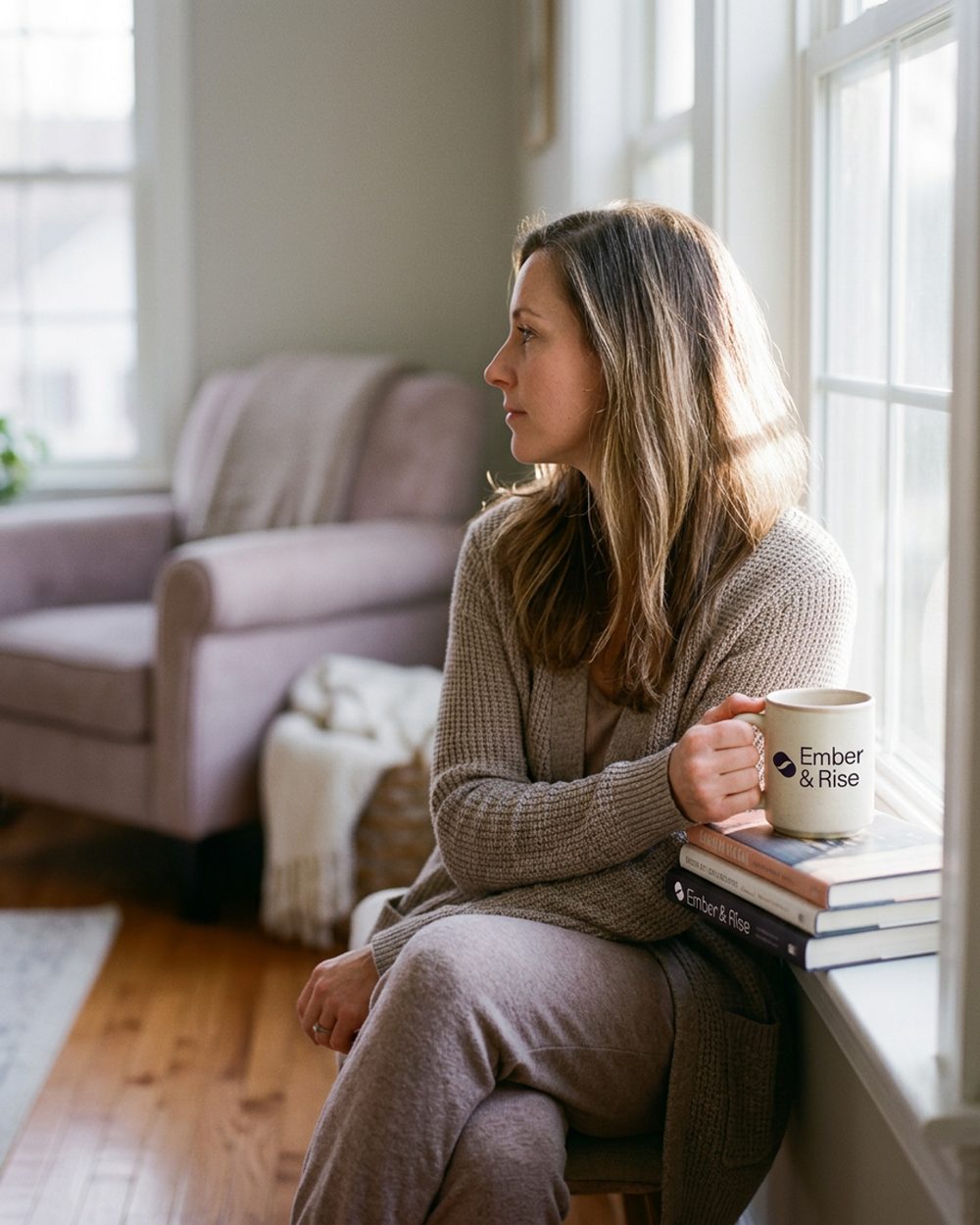 A calm, softly lit moment of pause between one chapter and the next