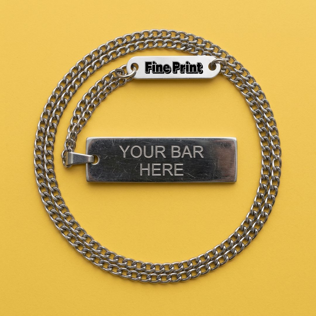 Bar Pendant Necklace