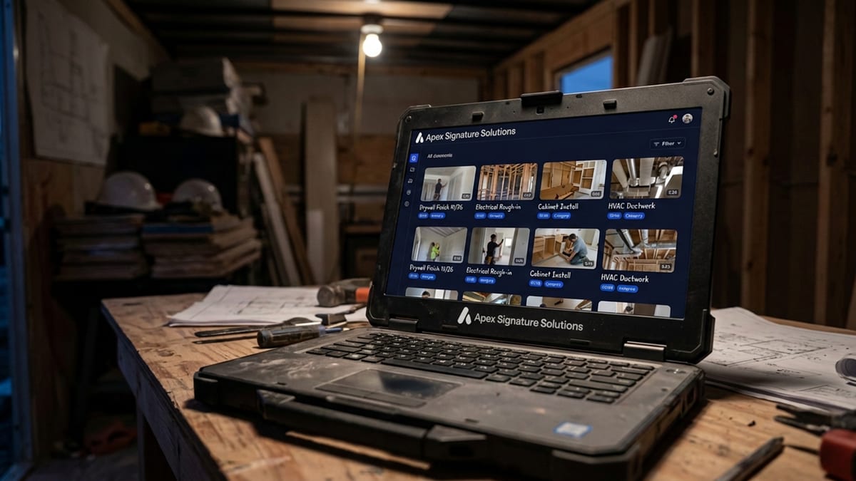 AI clip engine turning raw job-site footage into polished short-form videos