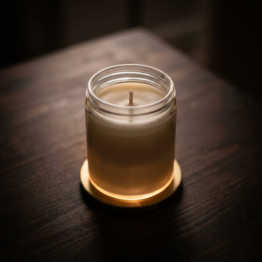 Signature Candle — a repurposed candle from Bright Again