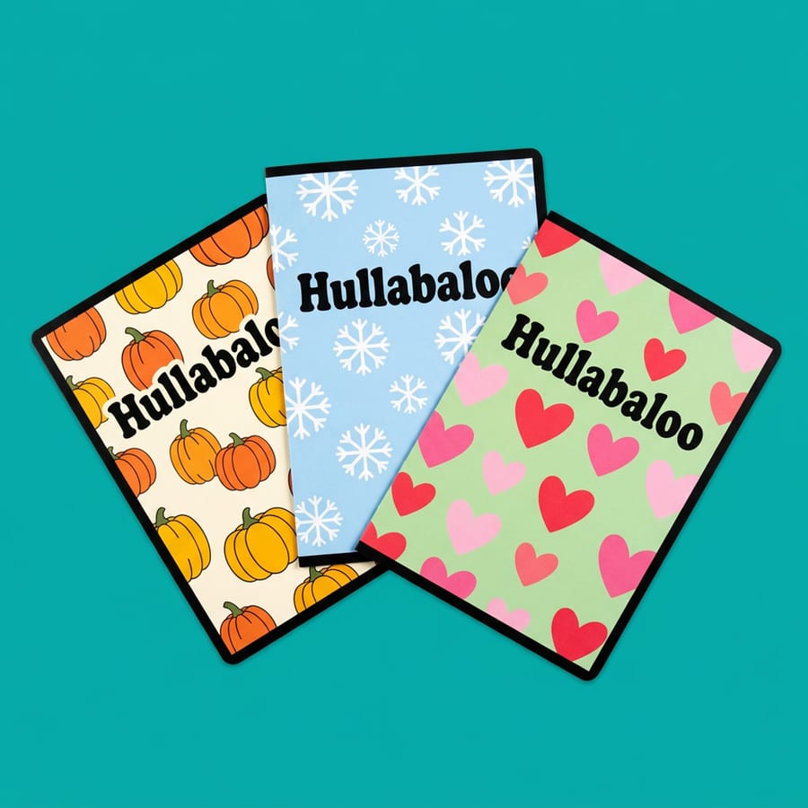 First Grade Party Year Bundle: Halloween, Winter, Valentine's