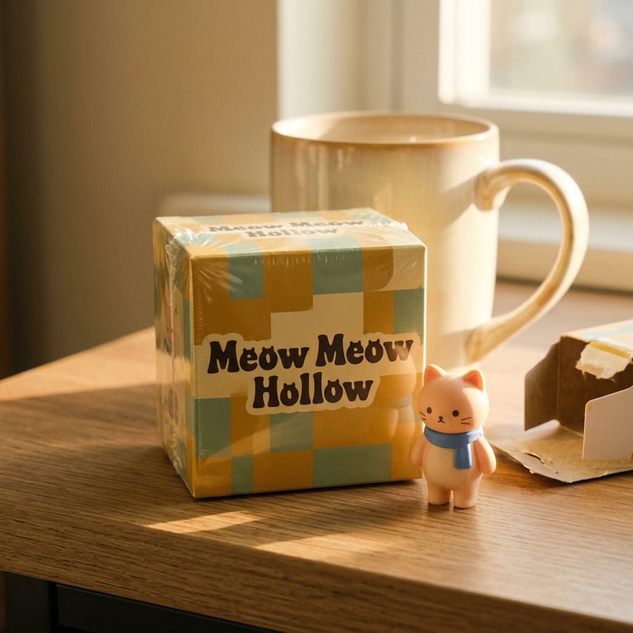 Mystery Cat Figure Blind Box