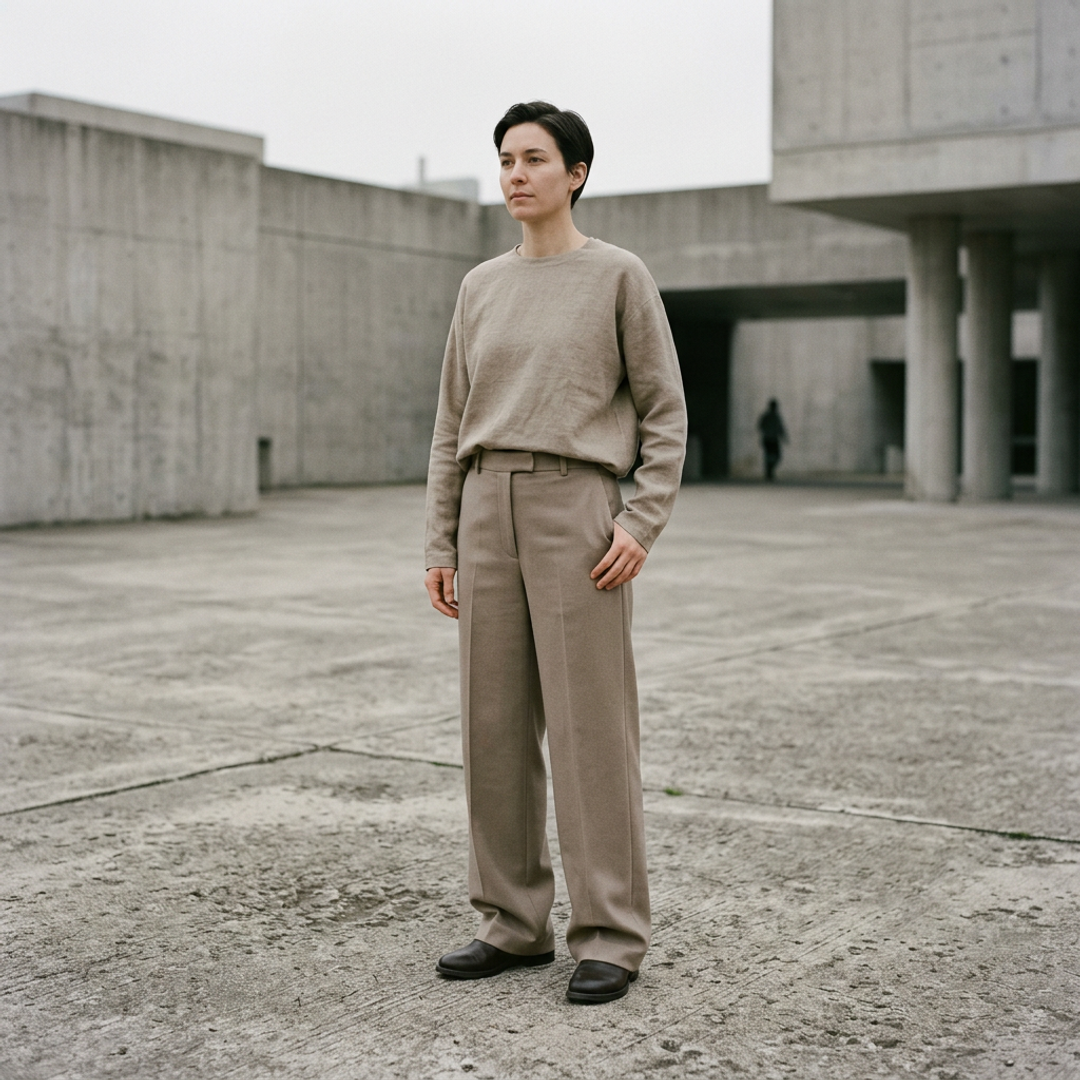 Tailored Wide-Leg Trouser
